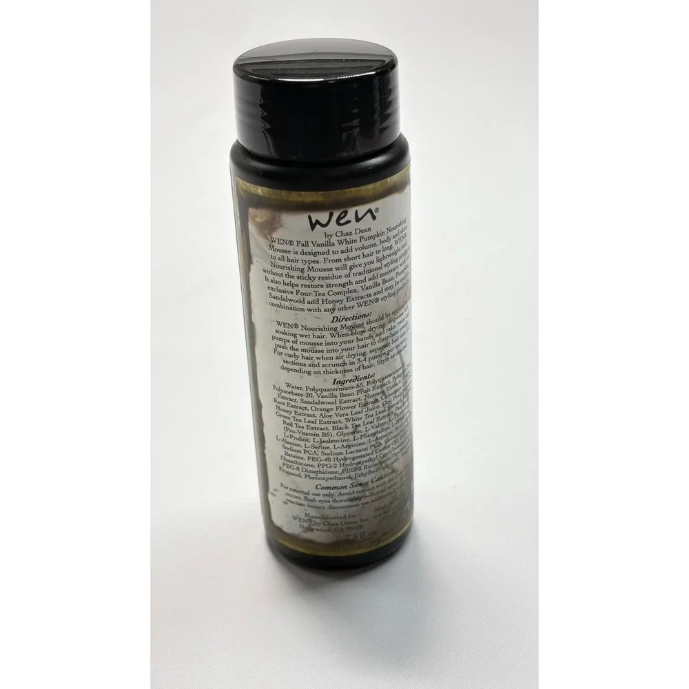 Wen Fall Vanilla White Pumpkin‎ Nourishing Mousse 7.5 oz SEALED